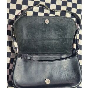 Coach Vintage Jet Set Bag 9911 Black Leather‎ Shoulder Bag Made in USA 90s